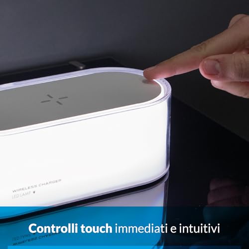 Neo Lampada E Stazione Di Ricarica Wireless 15W - 5