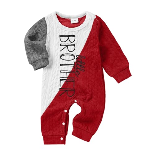 Image of TITKKOP Newborn Baby Boy Romper Long Sleeve Outfits Jumpsuit Clothes Bodysuit One-Piece Romper