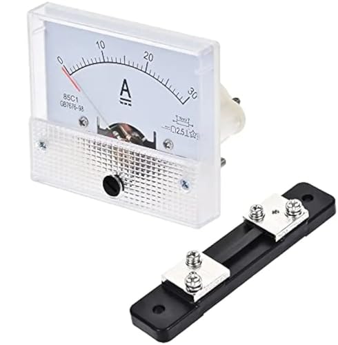 �A�i���O�d���p�l�����[�^�[ DC 0-30A 50A 20A 85C1 75mV �V�����g�t�� 1�Z�b�g(20A)
