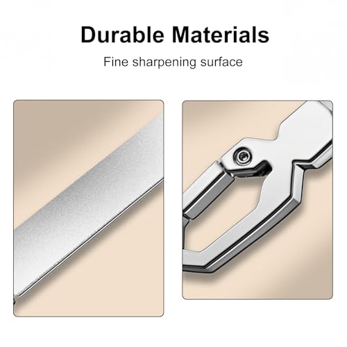 VISDOLL Stainless Steel Double Sided Nail File - Professional Metal Fingernail Toenail Tool for Men (Thick Nails) & Women, Washable Reusable Durable with Travel-Friendly Leather Case, Home & Salon Use — view 6