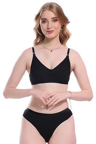 Image of Women Non paddad Reguler Bra Panty Lingerie Set for Women