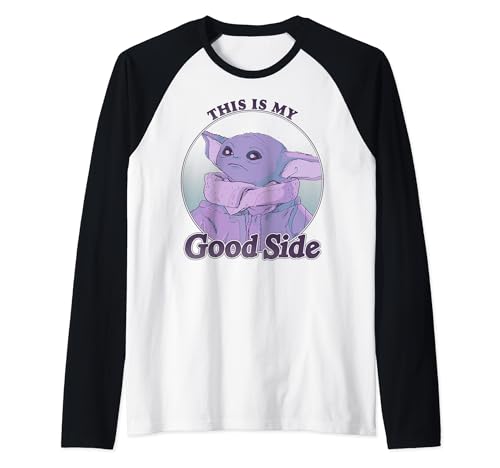 Star Wars The Mandalorian The Child raglan t-shirt baseball violet Grogu