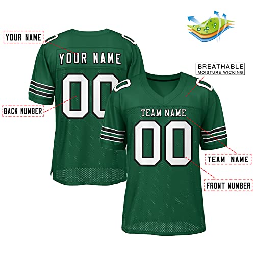 Custom Football Jersey Personalized Stitched/Printed Team Name & Number For Men Women Youth #TOP1