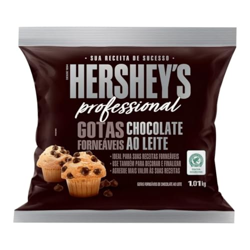Gotas Forneáveis Chocolate ao Leite Hershey'S Professional - 1,01Kg
