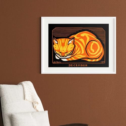 Affiche Chat de décembre Julie de Graag Pathos Studio 30x40 cm
