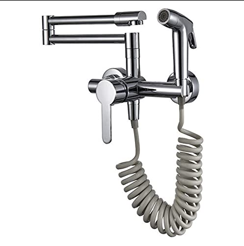 Robinet de cuisine commercial chaud et froid pliable pour évier de cuisine