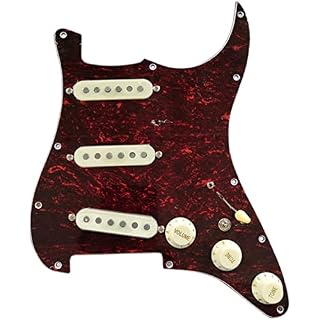 KLKL Pickguard pré-câblé Assemblée De Guitare Électrique De Pick-up SSS Circuit De Bouclier (Color : 4) - Les Beatles, Paul McCartney, John Lennon, RIngo Starr, George Harrison