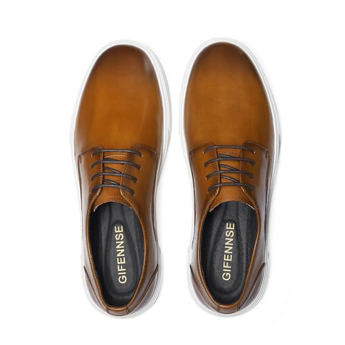 GIFENNSE Mens Casual Leather Sneakers Shoes4