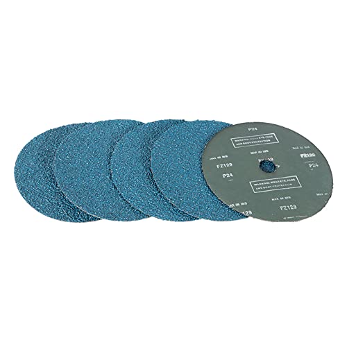 Kimllier KM-1953804-946817-LR 25Pcs Grinding And Sanding Discs 7 Inch X 7/8 Inch Zirconia Resin Fiber Grinding And Sanding Discs 24 Grits thumb #2