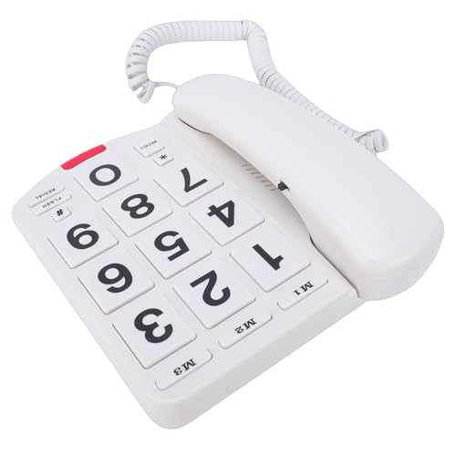 Teléfono fijo con teclas grandes Luqeeg para adultos mayores miniatura 3