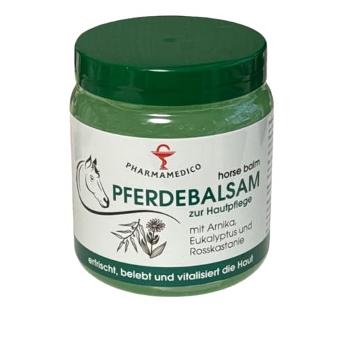 Pharmamedico Pferdebalsam mit Arnika, Eukalyptus und Rosskastanie - Erfrischt, belebt und vitalisiert