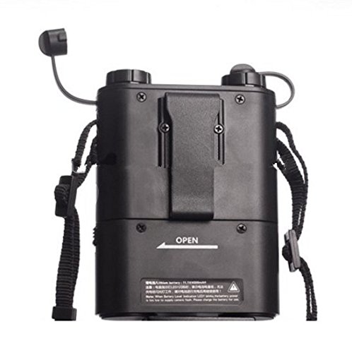 GOWE Flash Power Battery Pack (Black) 4500mAh +Power Cable Cx For CANON Speedlite