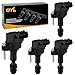 4Pcs Ignition Coil Pack Replacement for Chevy Malibu HHR Cobalt Equinox GMC Terrain Pontiac G6 12638824 12578224 D522C