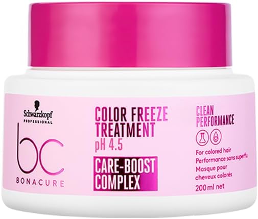 Schwarzkopf Professional Bonacure pH4.5 Color Freeze Deep Conditioning Treatment | For Colored Hair | 200ml