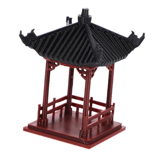 ULTECHNOVO Statua Miniatura Padiglione Decorativo per Micro Paesaggio Scultura da Giardino con Realistici e Facile Manutenzione