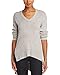 BCBGeneration Women's V Neck Hi Low Pullover Sweater