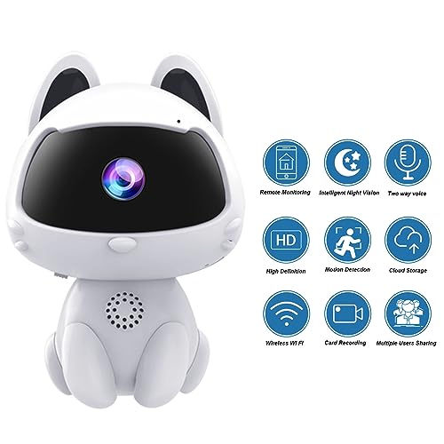 Monitor de Vídeo Doméstico, robô de Armazenamento Em Nuvem, Câmera de Segurança Sem Fio Em Forma de