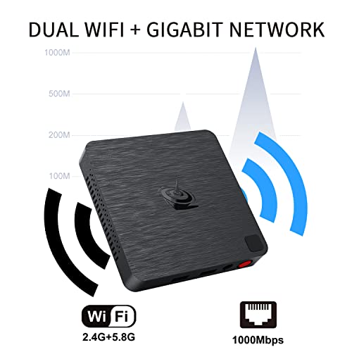 Beelink N3350 Processor (Up To 2.4Ghz), T4 Pro Mini Pc, 4Gb+64Gb Emmc Mini Desktop Computer, 2.4G+5.8G Wifi, Gigabit Ethernet, Bt 4.0, 4K@30Hz, Dual Hdmi #TOP5