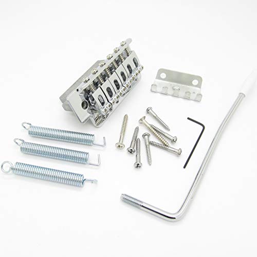 Swhmc Strat-Style Tremolo System for Electric Guitar - 10.5mm Spacing with Vibrato Arm & Spring Set
