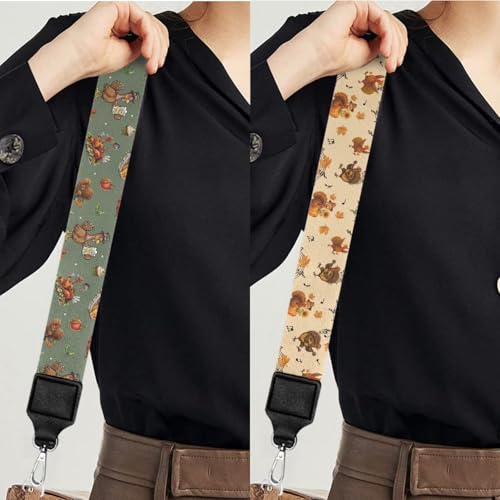 Image of Jeiento Replacement Shoulder Strap,2 Piece Set Guitar Style Handbag Crossbody Strap Adjustable Guitar Straps for Women Girls