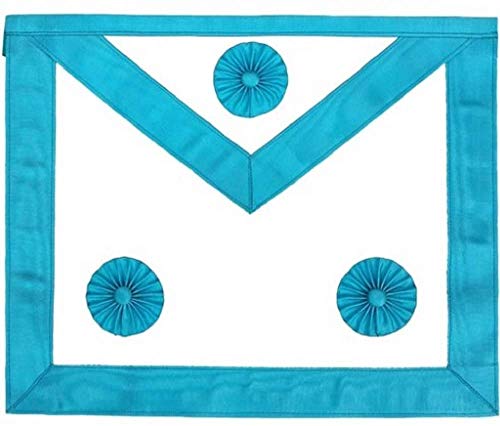 Tablier Master Mason bleu ciel ajusté pour le confort des Maîtres Maçons - 2