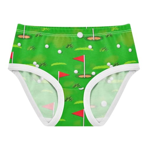 Green Flag Girls Underwear Toddlers 2t Cotton Girl Panties Cute Bright Kids Briefs Undies