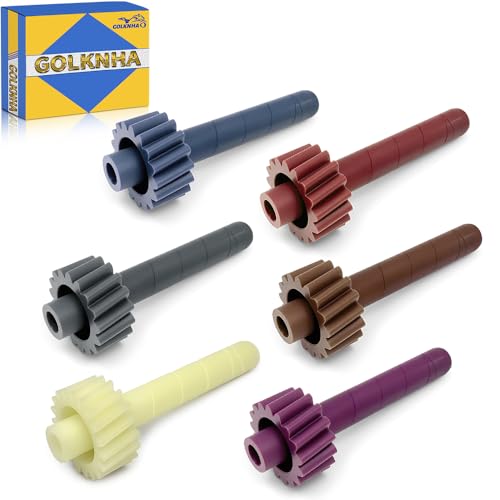 GOLKNHA 6 PCS Speedometer Driven Gear Kit (17, 18, 19, 20, 21, 22 Teeth) for GM Muncie & Saginaw 3/4-Speed, T5, T10, Super T10, Powerglide, TH200, TH350 Transmissions-O-Rings Not Included