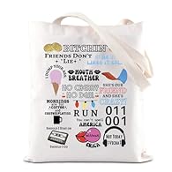 【Environmental 】responsible for saving the planet by not choosing paper or plastic bags, go green, bring our life in a colorful and creative way. 【Size】Reusable tote Bags, 14.56 inches (37cm) tall and 12.59 inches (32 cm) wide, double Stitched with T...
