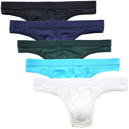 Summer Code Men s Thong Underwear Elastic Micro Mesh Bikini Briefs