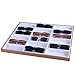 Produktbild Brillenbox Brillenaufbewahrung Brillenpräsentation Damen Herren Sonnenbrillen Organizer 18 Slots Brillen-Anzeigen-Behälter Lesebrille Brillen-Halter-Aufbewahrungsbehälter-Behälter-Standplatz Haushalt