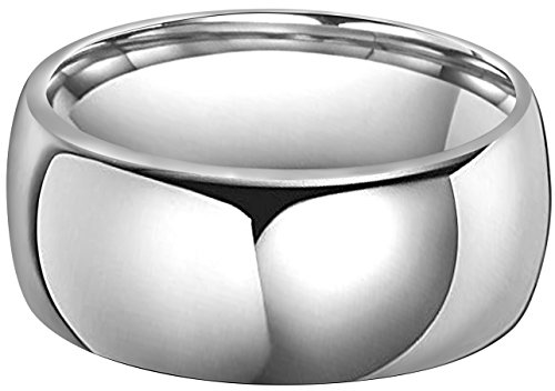 CROWNAL 2mm 4mm 6mm 8mm 10mm Tungsten Wedding Band Ring Men Women Plain Dome Polished Size Comfort Fit Size 3 To 172