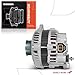 A-Premium Alternator Compatible with Nissan Pathfinder 2004, 350Z 2003-2006 & Infiniti FX35 2003-2008, G35 2003-2006, 3.5L, 12V 110A 6-Groove Pulley Clockwise, Replace# 23100CD010, A003TG0191