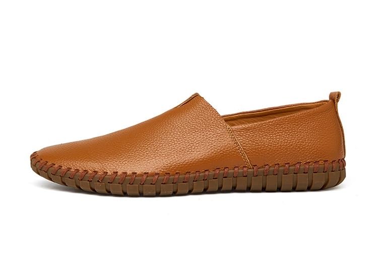 Men's Slip-on Loafers Fashion Breathable Flat Loafers Comfortable Anti-Slip Soft Sole Walking Driving Shoes3