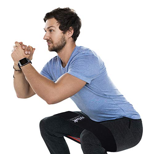 Hawk Sports Fabric Resistance Bands For Working Out At Home, The Gym & On The Go, Heavy-Duty Non-Slip Exercise Bands For Men & Women, Workout Bands For Your Lower & Upper Body Workouts (Black) #TOP4