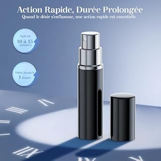 Spray Retardant d'éjaculation homme，Prolonge Efficacement Le Temps Des Hommes Et Augmente Le Confort，Aidez-le à durer plus longtemps au lit Huile de (S)