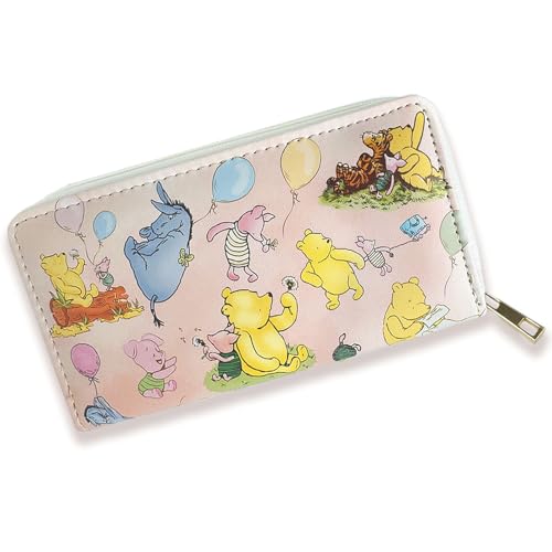 Image of Winnie Wallet, Winnie Birthday Gifts, Purse for Women, Cute Cash Clutch Long Billfold with Zipper Coin Pocket Ladies Girls, Modern Design