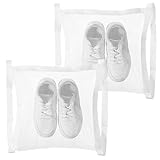 Lnngub 2 Pcs Dryer Shoes Holder,15x15.7 Inch Shoe Dryer Bag Large Honeycomber Mesh Bags with Zipper and Strap...
