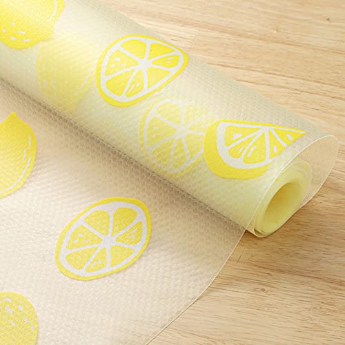 Shelf Liner For Kitchen Cabinets Non-Adhesive Drawer Liner Non-Slip Refrigerator Liner Waterproof Fridge Pad Cupboard Mat Easy Placemats, Ideal For Wire Pantry Bathroom, 17.7"× 59" #TOP1