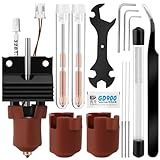kit mise a niveau carrelage 【ACCESSOIRES COMPLETS & INSTALLATION FACILE】Ce Kit de imprimante 3D Hotend de 31 pièces comprend 1 hotend, 2 manchons en silicone, 3 clés, 1 paquet de graisse de silicone, 2 buses de 0,4 mm, 20 aiguilles de nettoyage de 0,4 mm, 1 pince courbée et 1 clé multifonction 5-en-1. Son design à démontage rapide permet un entretien simple sans outils complexes. Compatible avec Creality K1/K1 Max/K1C, il améliore immédiatement les performances et la fiabilité.
