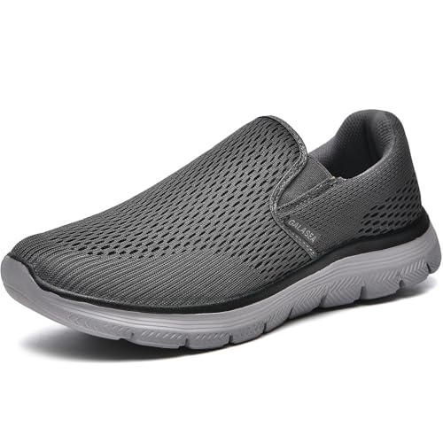 GALASEA Men's Casual Slip on Mesh Loafer Breathable Sneakers Ultralight & Comfort Walking Shoes2