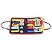 Vtops Tabla de actividades portátil Montessori para niños pequeños, con bolsa de almacenamiento, para viajes y coche