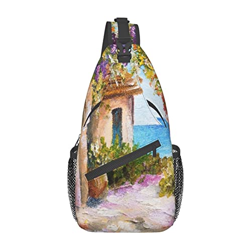 🏃 Materiale: La borsa per imbracatura per donne e uomini è realizzato in poliestere, con una buona resistenza alle rughe e durata. Nel frattempo la tracolla e il pannello posteriore imbottito a forma di traspirazione è estremamente comoda e leggera, che rilascerà il calore anziché accumularsi.