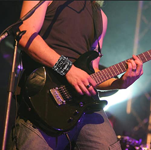 Jewdreamer 33Pcs Mens Black Leather Bracelets Set For Men Punk Gothic Bracelets Braided Stackable Cuff Bracelet Ethnic Tribal Handmade Wrap Wristband Bracelets Adjustable #TOP3