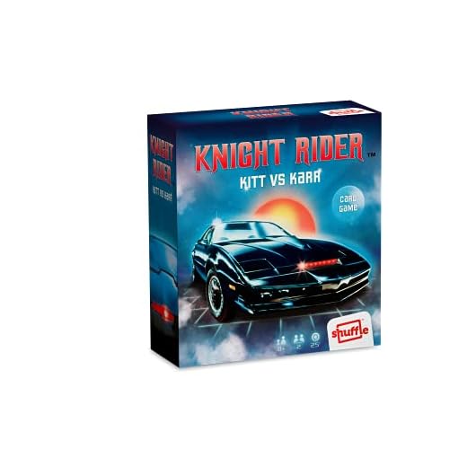 Juego de Cartas Shuffle Retro El Coche Fantástico. Cartamundi