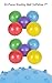 10-Piece Knobby Playground Ball Inflates in Assorted Colors! Approx 7" Size