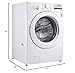 LG WM3400CW 4.5 cu ft Front-Load Washer – High-Efficiency, LoDecibel™ Quiet Operation, 6Motion™ Technology, White