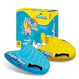Super Race® | 2er-Set Bodyboards für Kinder | Aufblasbare Spezial-Windsurfbretter | Für besseres Gleiten und mehr Komfort | Slip’n Slide Wasserspiele 100% Fun | OriginalCup®