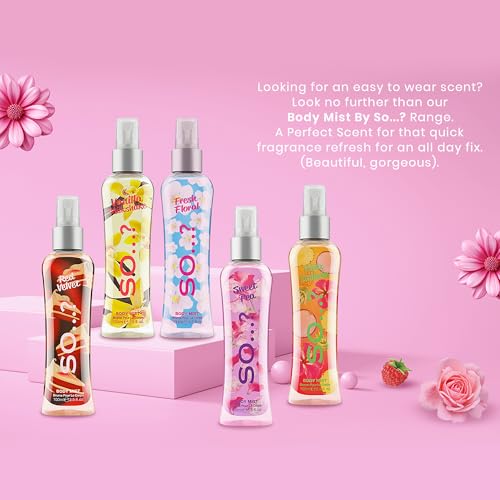 Image of Unique Body Mist - Vanilla Candy by So? for Women - 5.1 oz Body Mist - Pack of 2