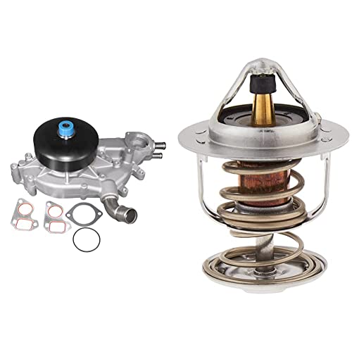 Acdelco Professional 252-845 Engine Water Pump & Gm Original Equipment 131-156 Engine Coolant Thermostat #TOP26