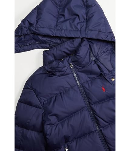 Polo Ralph Lauren Kids Boys' Water-Repellent Down Jacket (Little Kids), Size 5 Newport Navy2